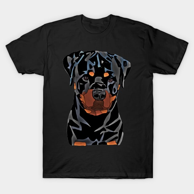 Lifes better with a Rottweiler T-Shirt by Freedomink